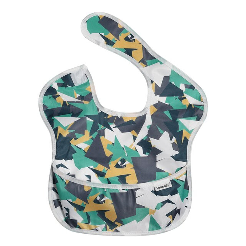 1Pcs Baby Bibs TPU Waterproof Feeding Bibs Unisex Washable Fashion Bibs for Girls & Boys Stain and Odor Resistant