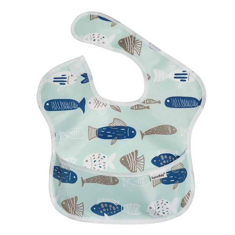 1Pcs Baby Bibs TPU Waterproof Feeding Bibs Unisex Washable Fashion Bibs for Girls & Boys Stain and Odor Resistant